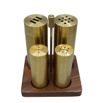 4'lü Simetrik Baharatlık(PVD Altın)